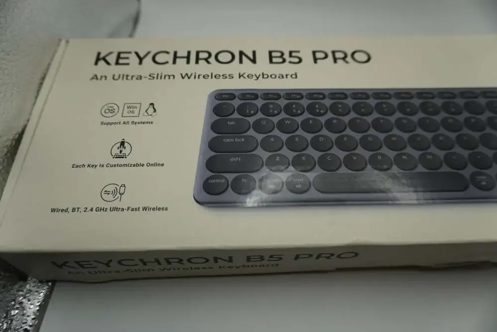 Keychron B5 Pro Ultra-Slim Wireless Keyboard